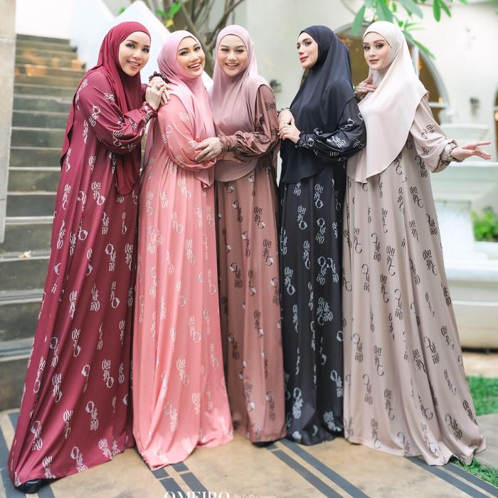 Dress Busui Loly Series Ori By Omeiro Ukuran Jumbo