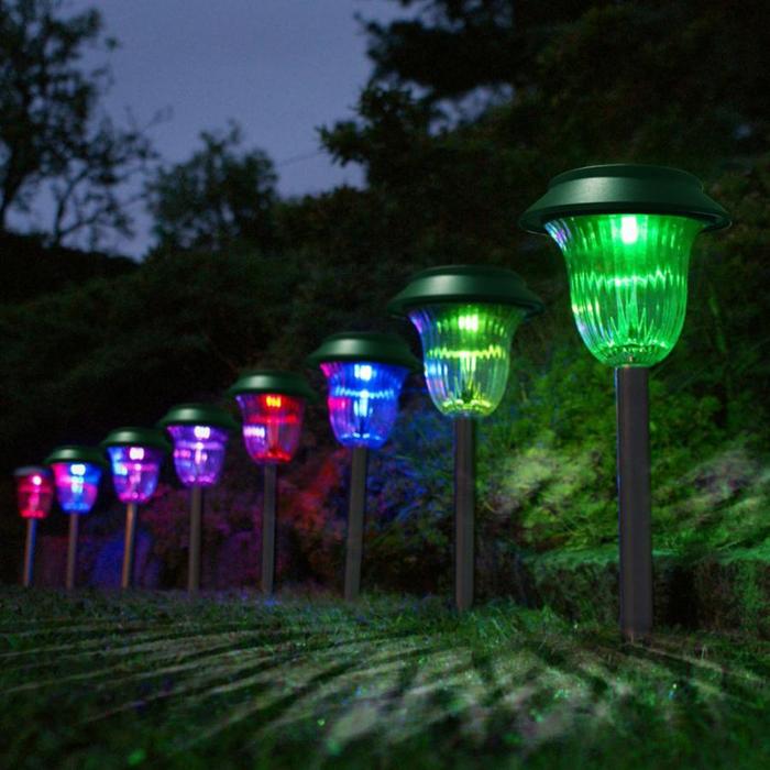 Lawn Spot Lamp Waterproof Solar Power LED Lawn Spot Lamp for Outdoor