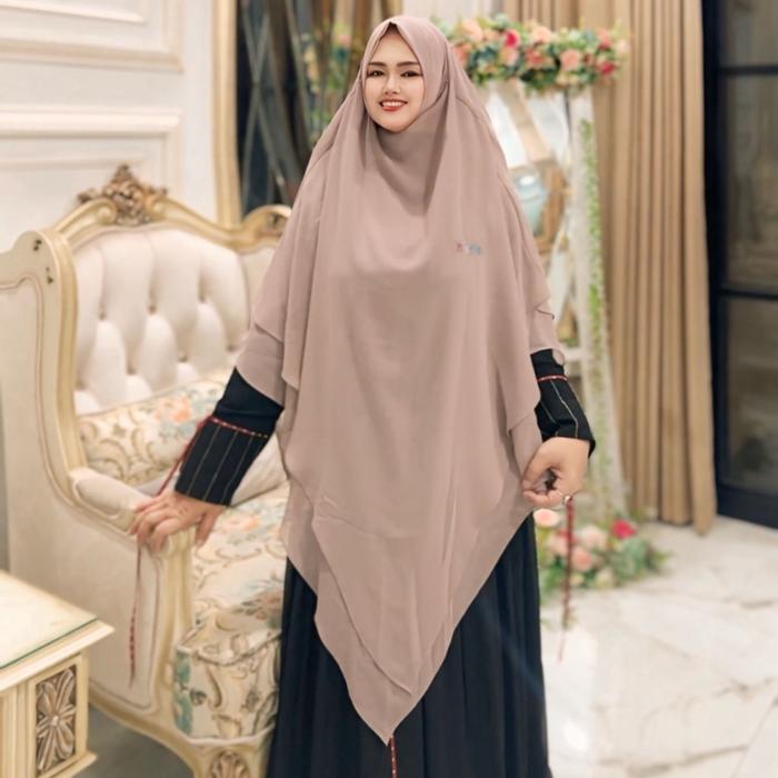 Yodizein French Khimar Hijab Wanita Muslimah
