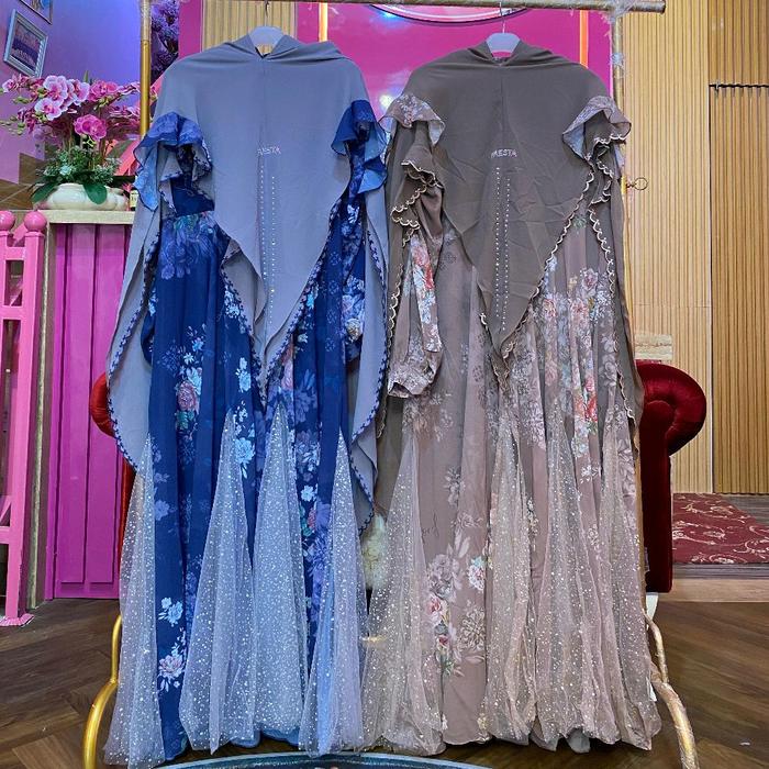 syar'i tile-tile/gamis modern/gamis import/gamis baju lebaran