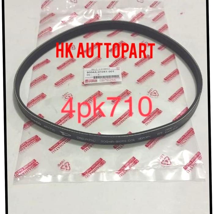 FAN BELT TALI KIPAS V-BELT 4PK 710 DAIHATSU GRAND MAX/LUXIO/KARIMUN KI1