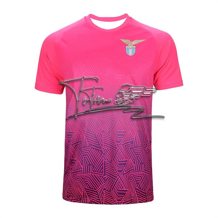 Lazio 2025-26 Pre Match Jersey Men's Outdoor Sports Casual T-shirt Comfortable Quick Drying Children