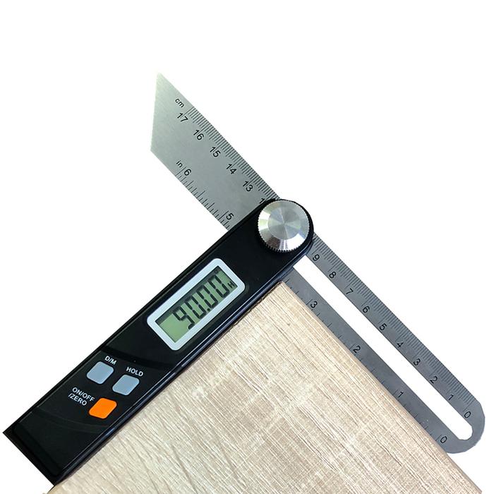Stainless Steel Digital Protractor Gauge T Bevel 360 Degree