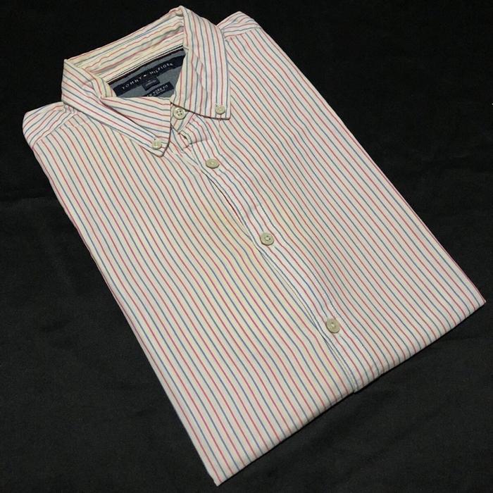 KEMEJA TOMMY HILFIGER FORMAL NON POCKET SECOND ORIGINAL