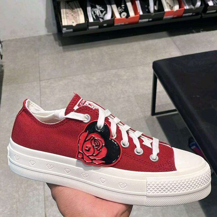 Converse Sale Red,Flowers,Black Diskon 70%