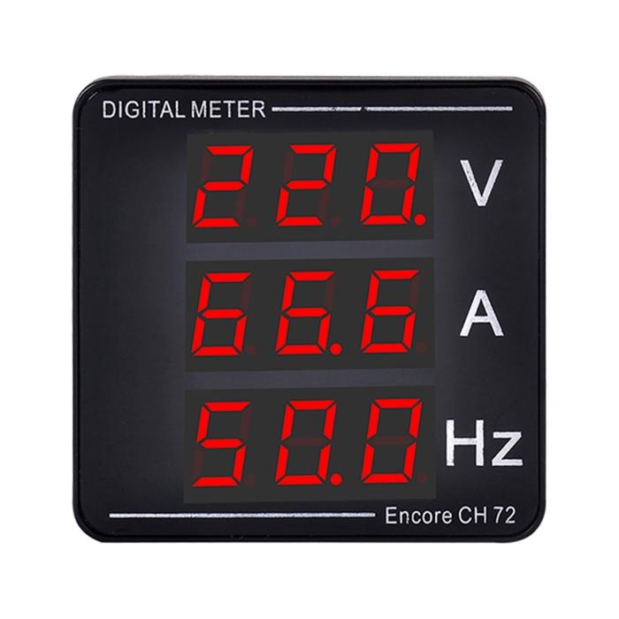 Digital  Current Meter Panel Voltmeter Ammeter Frequency Meter LED