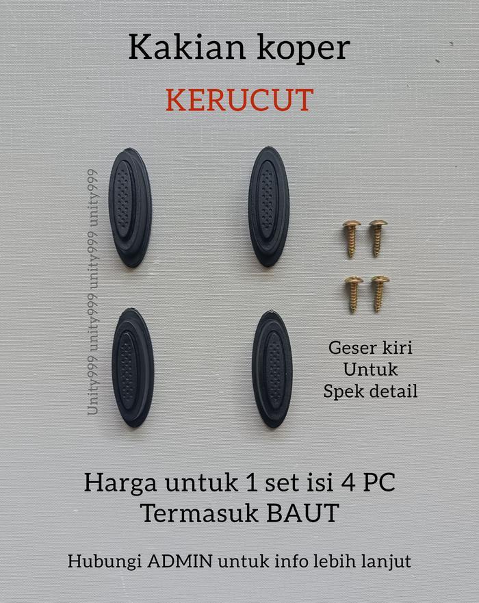 kakian koper stand Luggage kaki koper sparepart koper KAKIAN KERUCUT