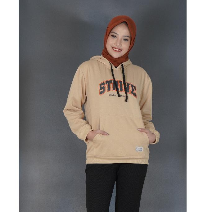 DEVAGO Jaket Hoodie Pria / Wanita Lengan Panjang Superior Ori Tebal  Casual Koleksi M-2XL