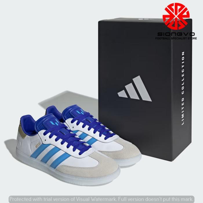 SEPATU CASUAL FUTSAL - ADIDAS SAMBA MESSI ID3550 *