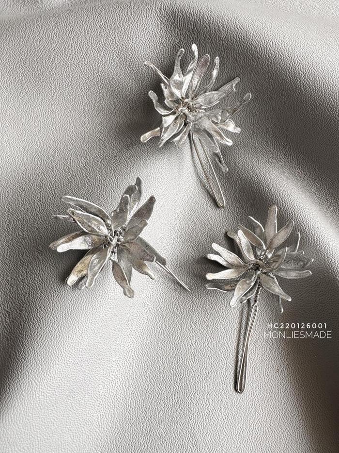 ahc220126001 Set Silver Haircomb