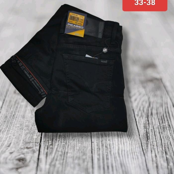 celana picasso original bahan nya strit model skyni celana pria celana jeans celana ori celana baru