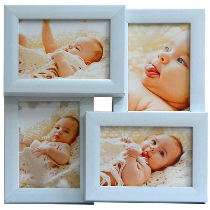 TERLARIS Neoframe - Bingkai Foto Overlapping Frame 4 Foto Ukuran 3R Annette READY
