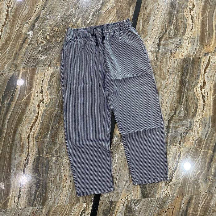 GU UNIQLO Hickory stripe relax pants