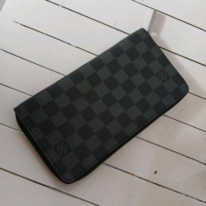 Preloved LV Organizer Zippy Wallet Damier Graphite 2008