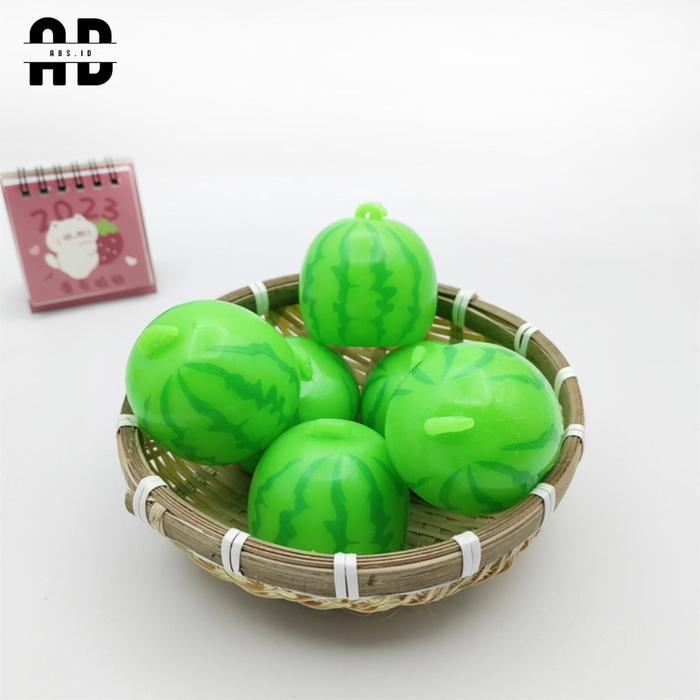 ABS - Mainan Squishy Semangka Piggy Pop it Mainan Squishy Pencet Anti Stress