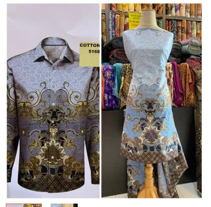 Bahan Kain Batik Katun Premium/katun batik (0,5 M) - Bahan Baju - Bahan Dasar Baju - Kain Meteran - 