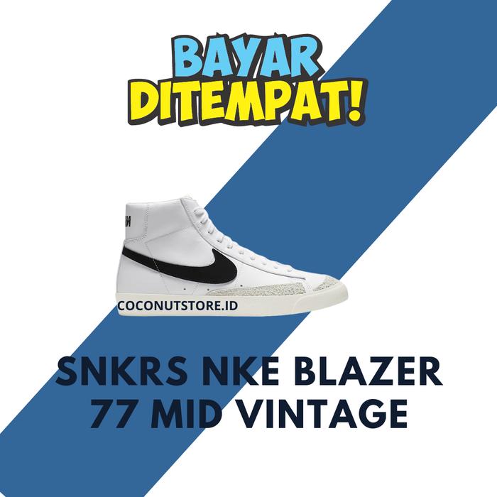 SNKRS UNISEX BLAZER 77 MID VINTAGE 100% BNIB BASKET (Sepatu)