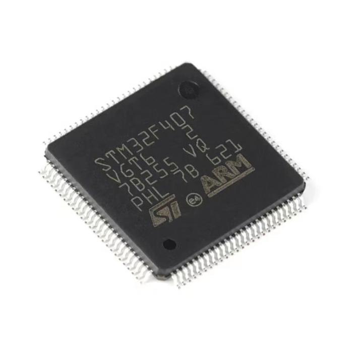 (1piece)100% New STM32F407 VGT6 STM32F407VGT6 QFP-100 Chipset