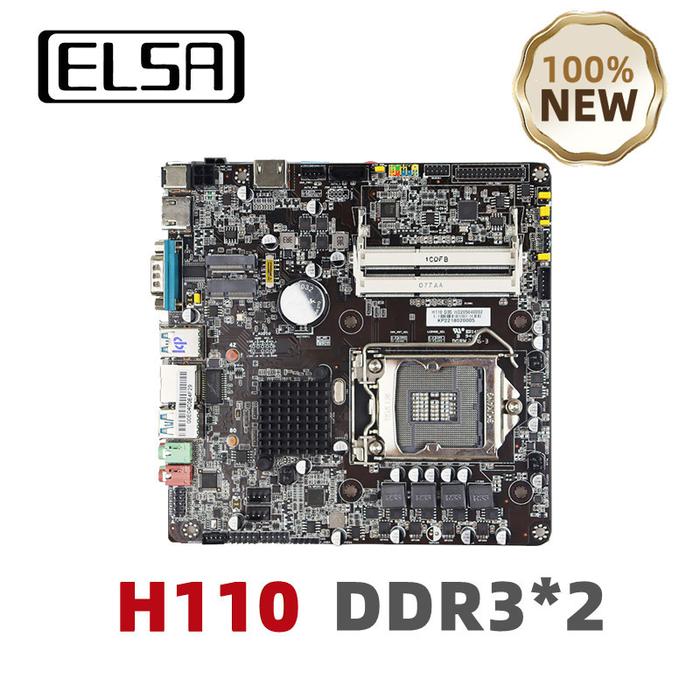 ELSA H110 Mini ITX Motherboard LGA 1151 DDR3 Support Core i3/i5/i7