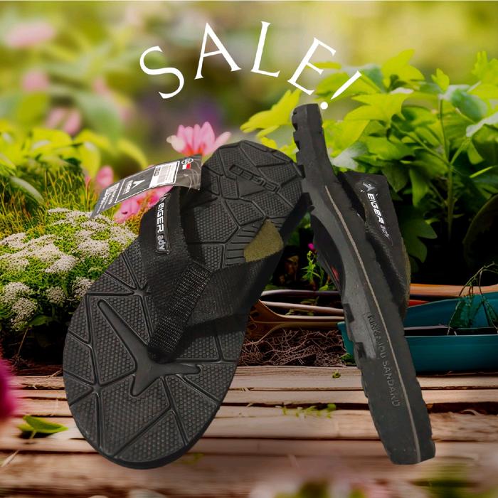 sandal eiger outdoor pria dan wanita sendal jepit karet murah cowok cewek