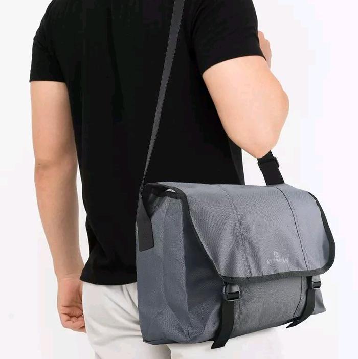 Tas Selempang - AIRWALK Dublin Sling Bag Abu Abu [AIWSB250301G] - Original