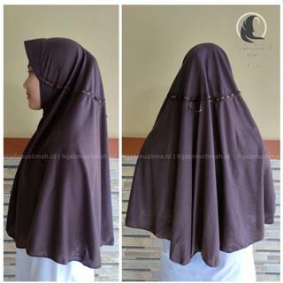 Jilbab Instan Serut Jilbab Sekolah ala Rabbani Jumbo Dewasa Serut ulki collection teracota