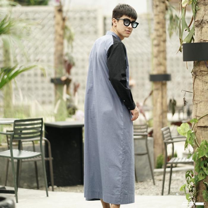 Samase Inner Zipper Jubba R067P Jubah Pria Dewasa Lengan Panjang Best Seller