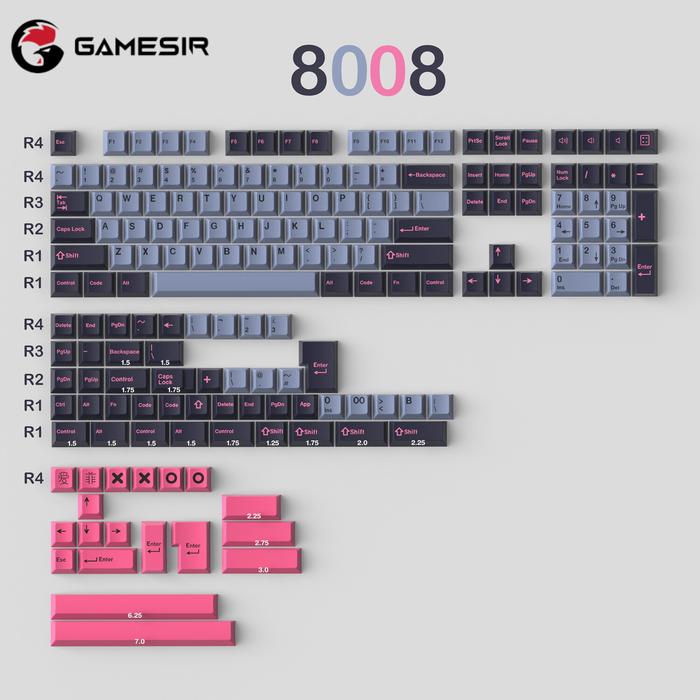 Aifei Keycap 173 Tombol GMK 8008 Olivia Arctic Merlin Jamon Aero