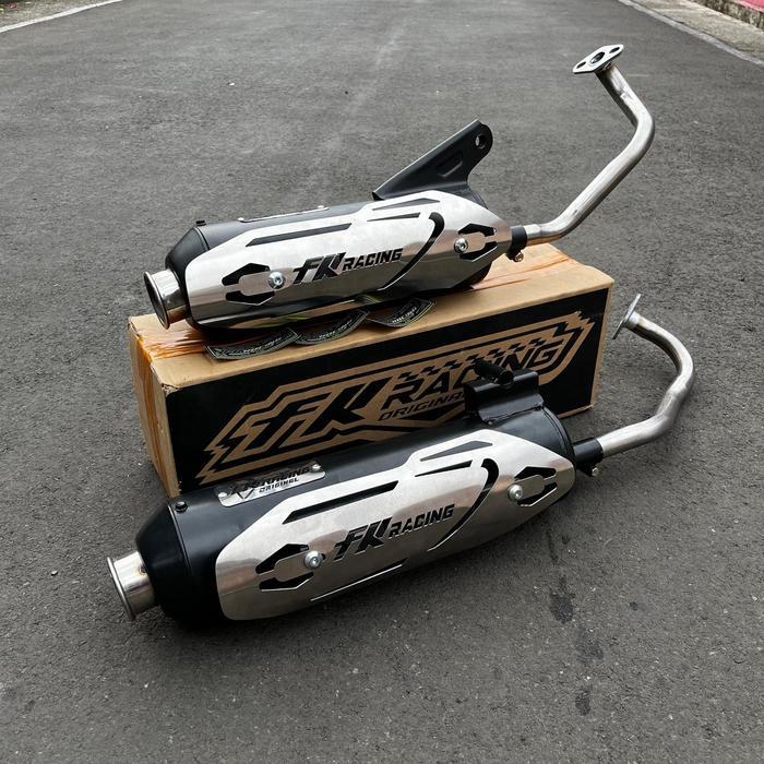 Knalpot Fk Racing Moncong KINOCHI Vario 125/150 Beat Scoopy Mio Aerox Nmax - FK Racing Suara Bass G