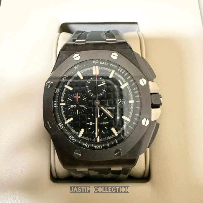 JAM TANGAN AP ROYAL OAK OFFSHORE CHRONOGRAPH 44MM NOVELTY CARBON BLACK CERAMIC