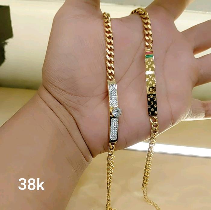 gelang sisik naga plat(titanium)
