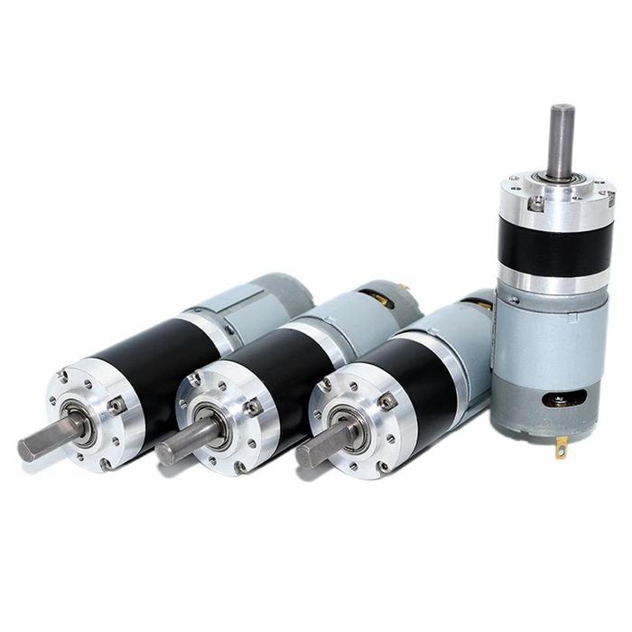 385 Planetary Gearbox Miniature DC Deceleration Motor Speed Regulation Low Noise Small 24V Motor Acc