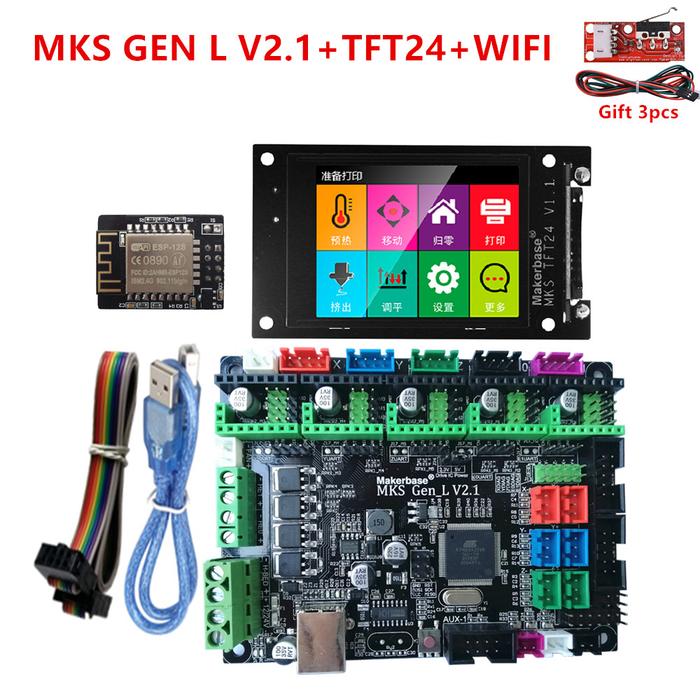 MKS GEN-L 2.1 motherboard MKS TFT24 touch screen TFT 2.4 lcd display