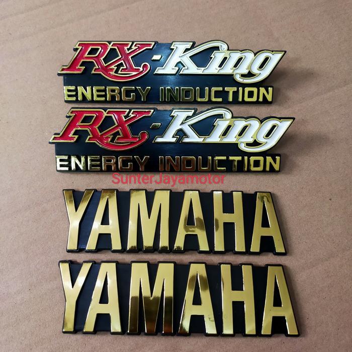 Paket Emblem Yamaha Plus Emblem RX-King. Set. [NTS]
