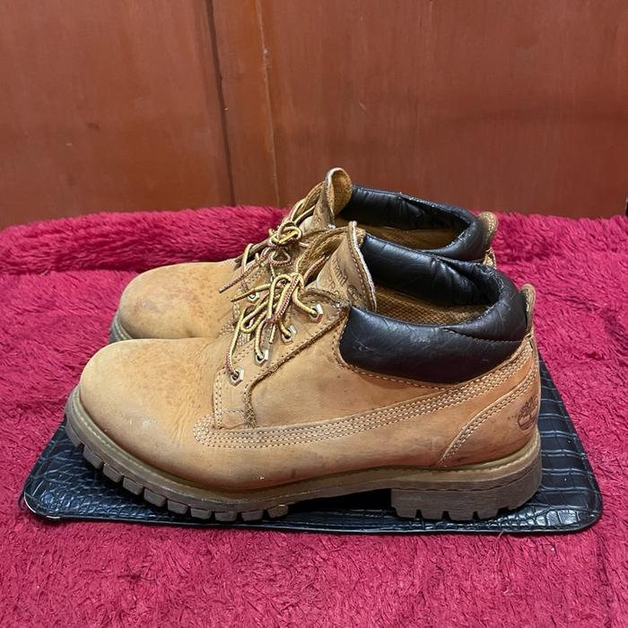 Sepatu Boots Timberland Icon Low 4 Hole Kulit