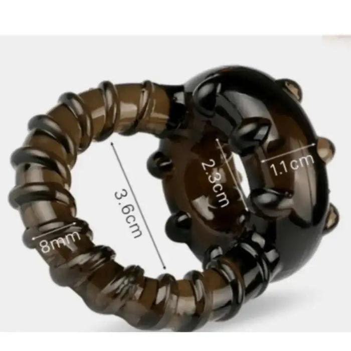 Frisdw Ring Delay Cock Ring Landak Kenyal Lembut
