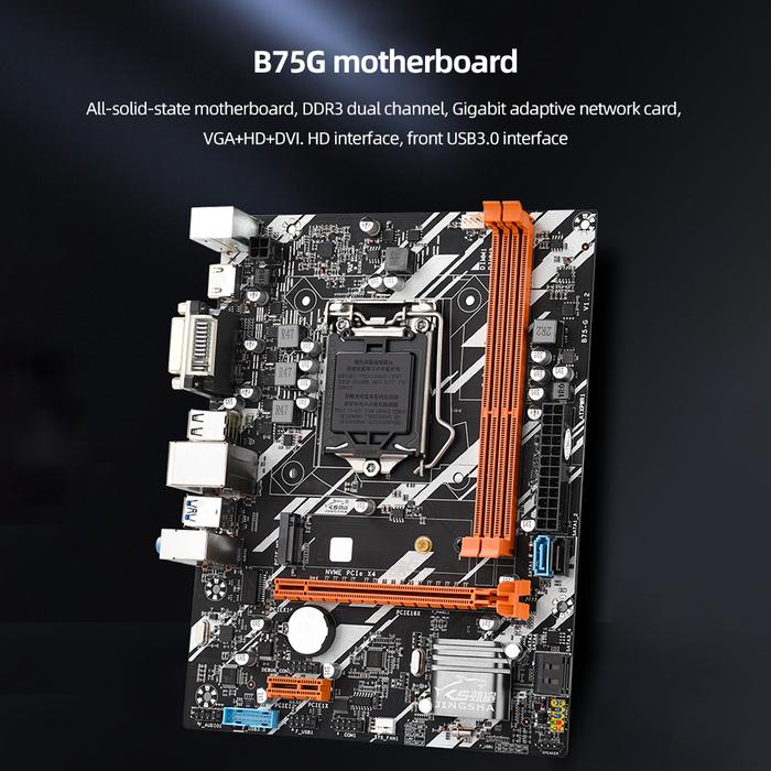 B75-G Desktop Motherboard LGA1155 Computer Motherboard DDR3x2 Dual