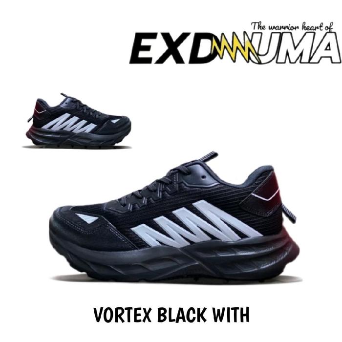 SEPATU EXDUMA VORTEX BLACK WITH NEW 2025 Pria Hitaml Wanita Shoes