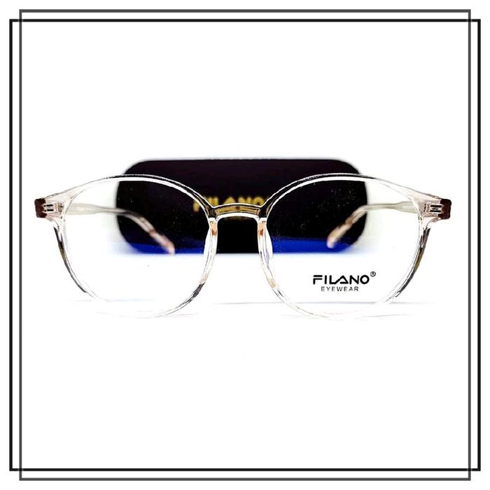 FRAME KACAMATA BULAT PLASTIK FILANO 5019 Model Keren Gagang LENTUR Kualitas Bagus ORIGINAL BRANDED H