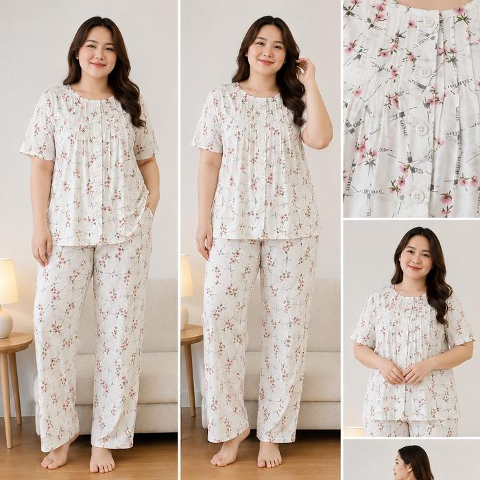 BAJU TIDUR CELANA PANJANG XL PREMIUM YUMICO