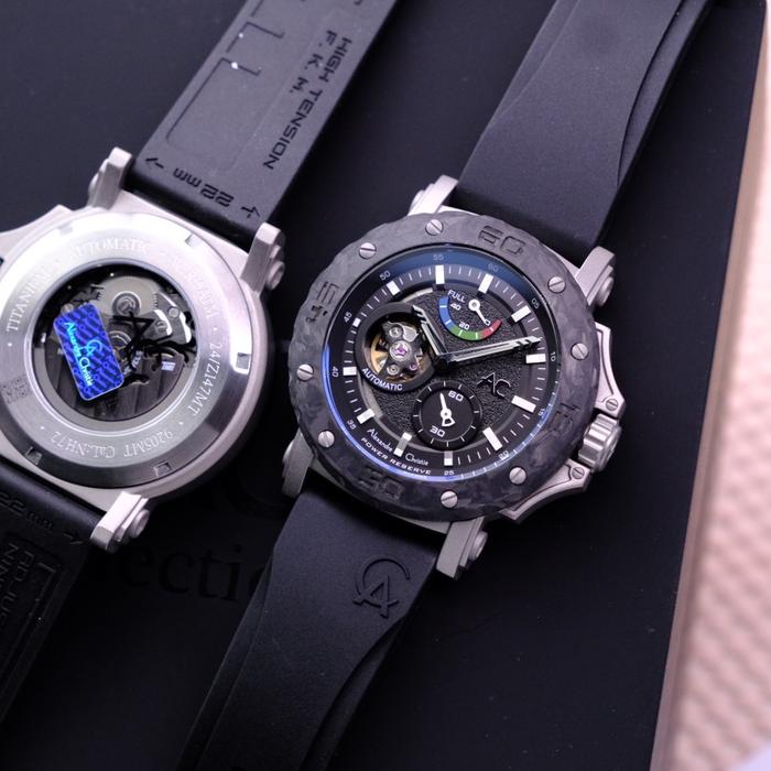 Jam Tangan Pria Alexandre Christie AC 9205 AUTOMATIC CASE CARBON ORIGINAL Collection Original Stain