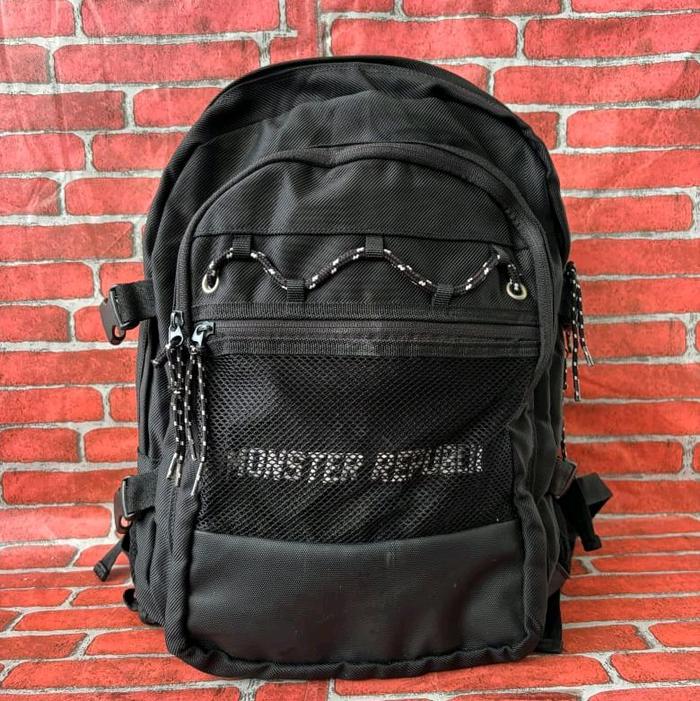 Tas Ransel Fungsional Monster Republic Brand Second 1mp0rt Ransel kerja kuliah sekolah