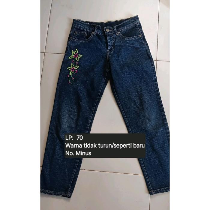 Celana jeans wanita preloved, thrift Cewek