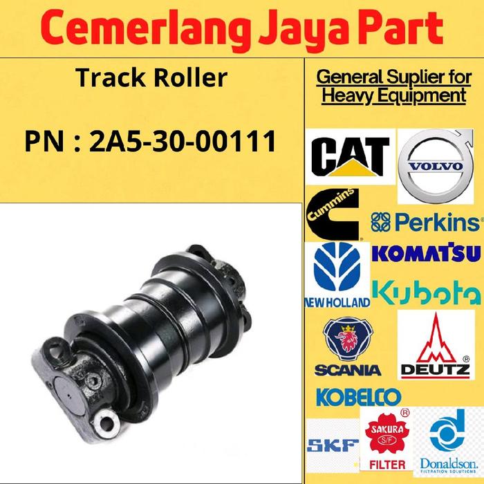 2A5-30-00111 Track Roller Sparepart Komatsu PC200