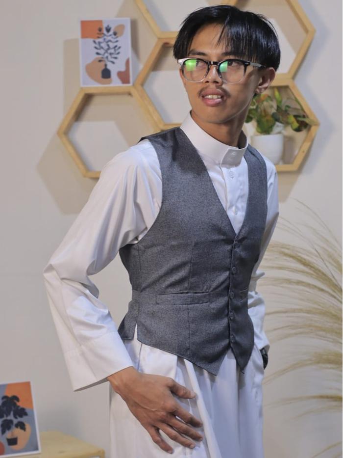 Rompi Vest Jas Pria Slimfit Rompi Formal | Seragam Kerja Kantor | Majlis | Gambus | Dan Perhotelan B