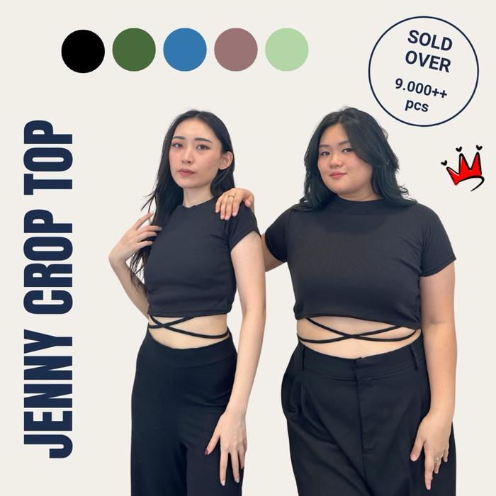 Uneed Cloth / CROP TOP JUMBO / BAJU CROP / KAOS WANITA / KAOS CROP / KROP TOP BIG / KAOS CROP / JENN