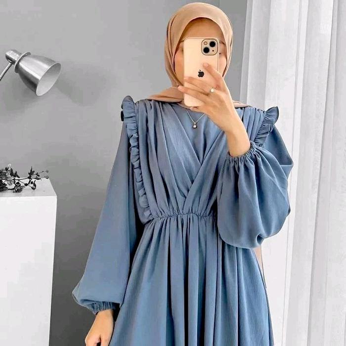 Gamis remaja simple kekinian