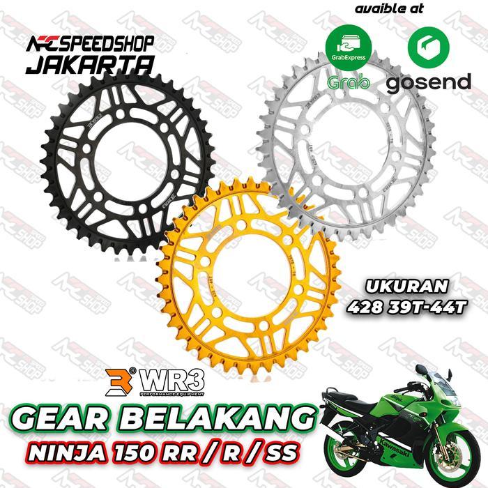 Gear Gir 428 Belakang Wr3 Kawasaki Ninja 150 Krr Rr Kr R Ss #Gratisongkir