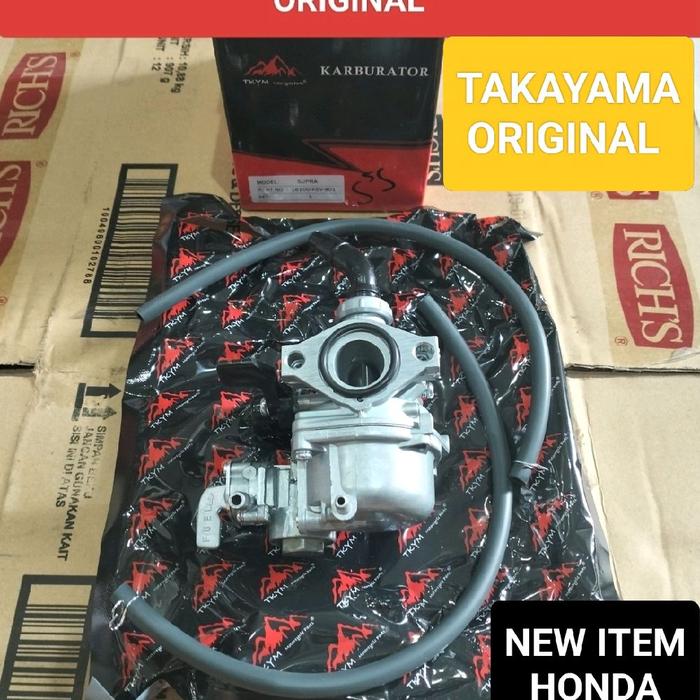 Takayama KARBURATOR CARBURATOR KOMPLIT HONDA SUPRA FIT SUPRA X GRAND TAKAYAMA ORIGINAL Baru