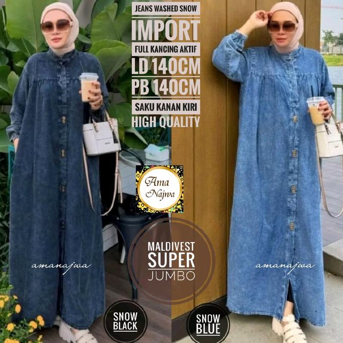 GAMIS SUPER JUMBO LD140CM/BAJU JUMBO DAN SUPER JUMBO